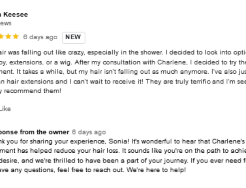 Total Image Med Spa’s Transformative Hair Therapy Google Review